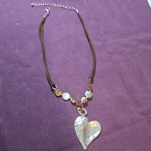 Silver Heart Pendant Necklace #8